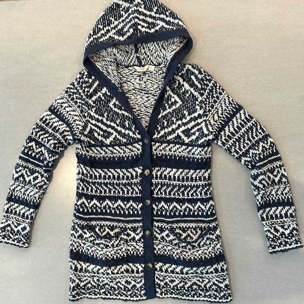 Lucky Brand Knit hooded cardigan 🍀